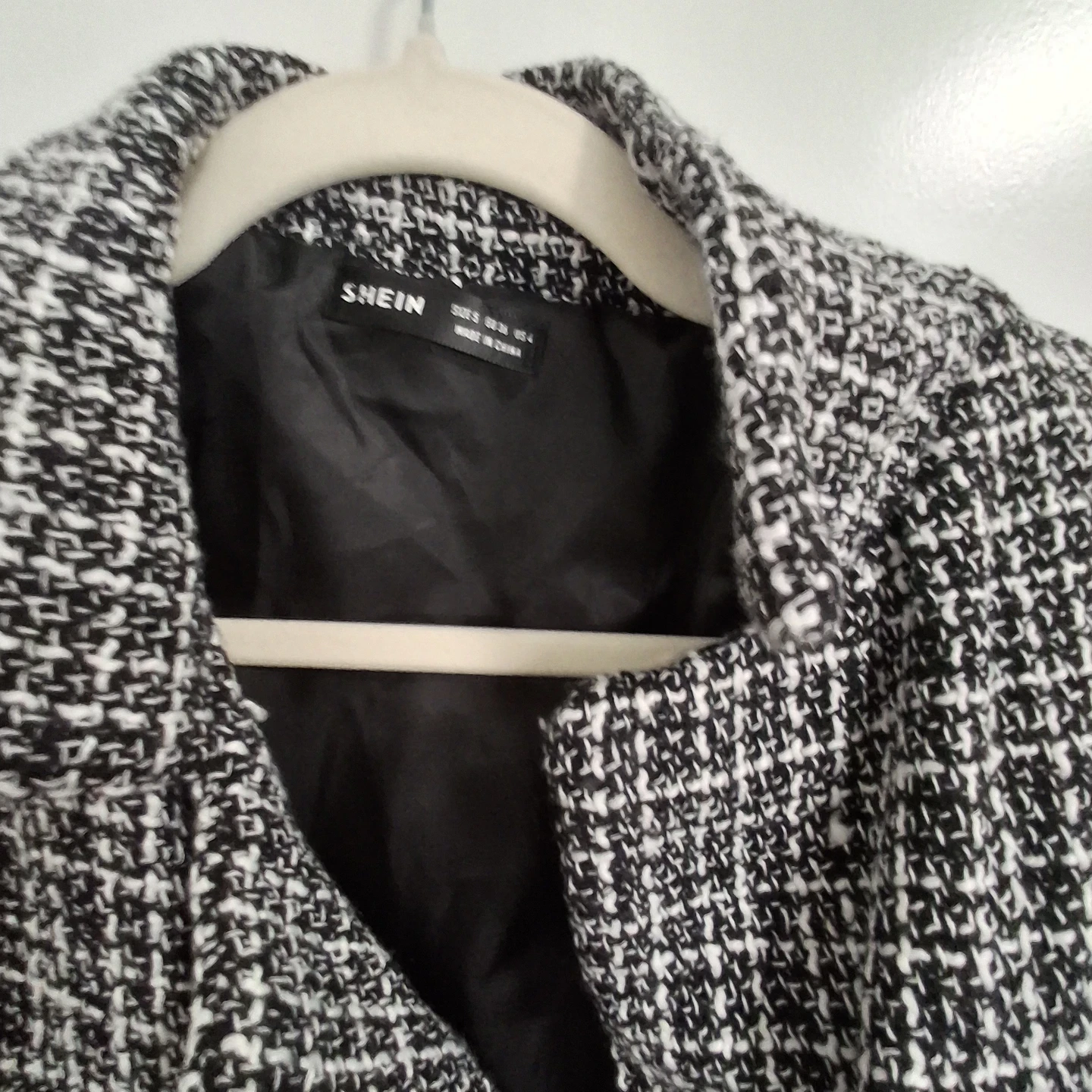 SHEIN Tweed Cropped Jacket - photo 2