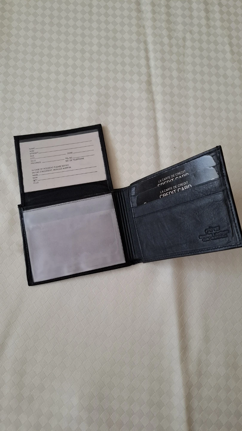 🆕️Samsonite Black Leather Bifold Wallet with Box - photo 5