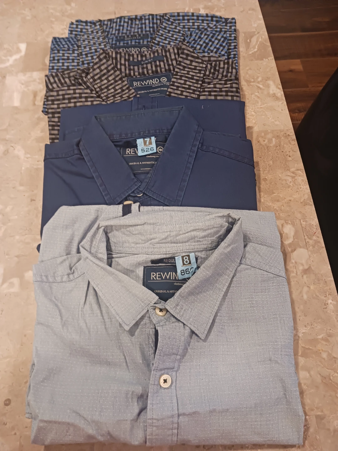 Rewind Men's Button-Down Shirts (4-Pack)