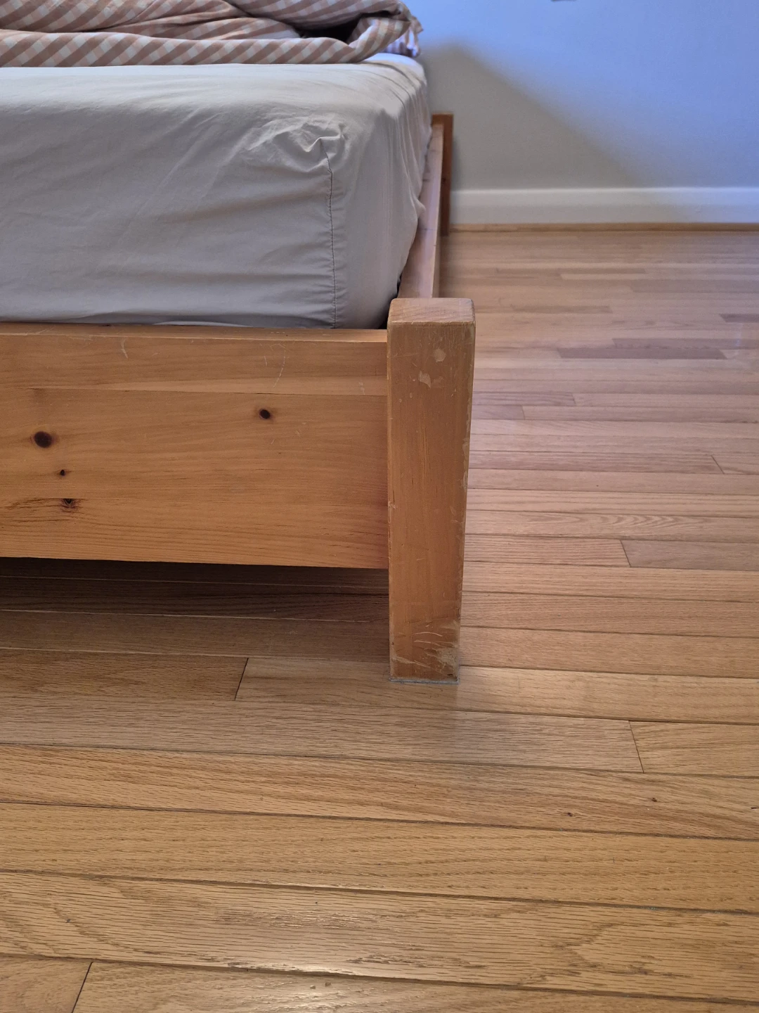 Vintage Solid Pine Platform Double Bed (NOT Ikea!) : Double - photo 5