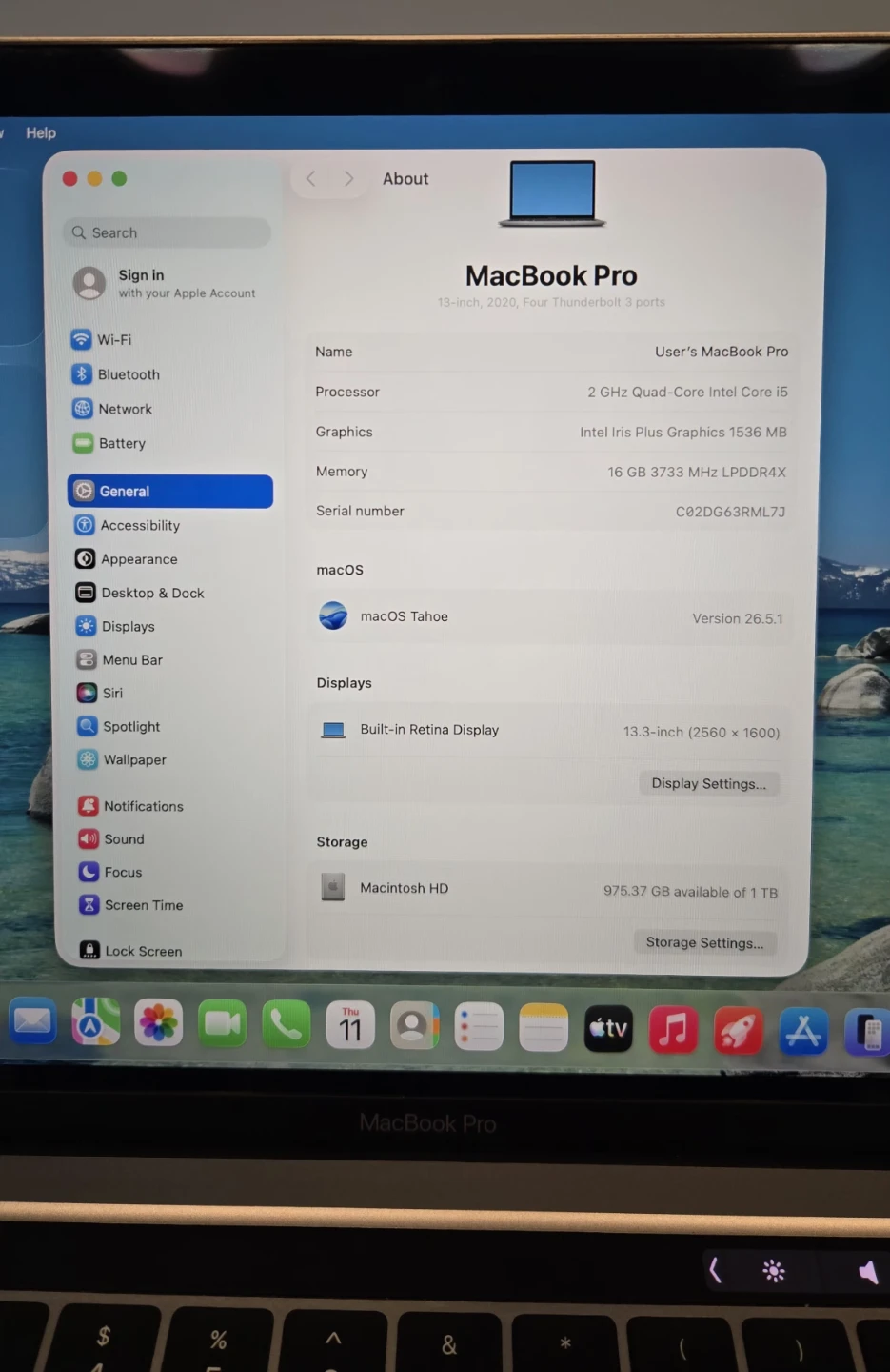 Apple MacBook Pro 13-inch (2020): 16GB, 1Tb - photo 2