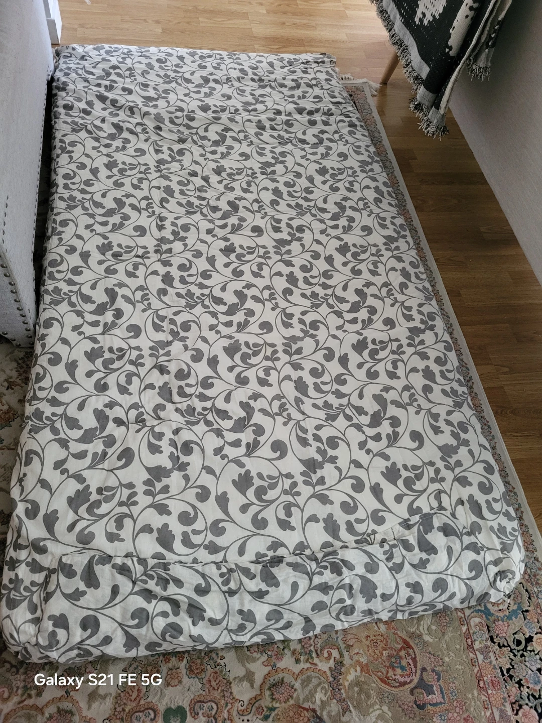 Twin mattress with floral pattern, Memory Foam - photo 3