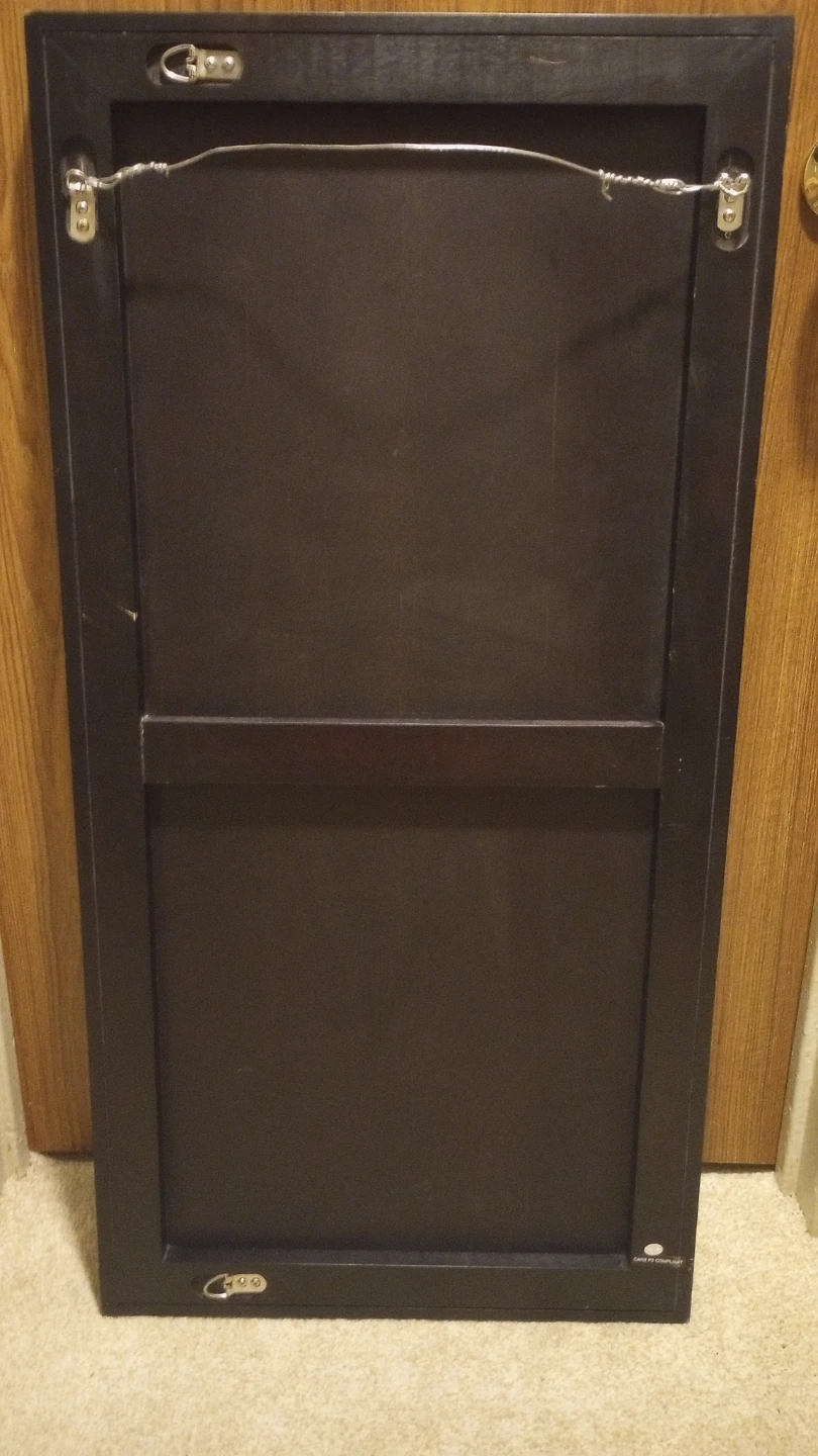 Mirror West Elm 3D floating mirror and wood frame Excellent - photo 2