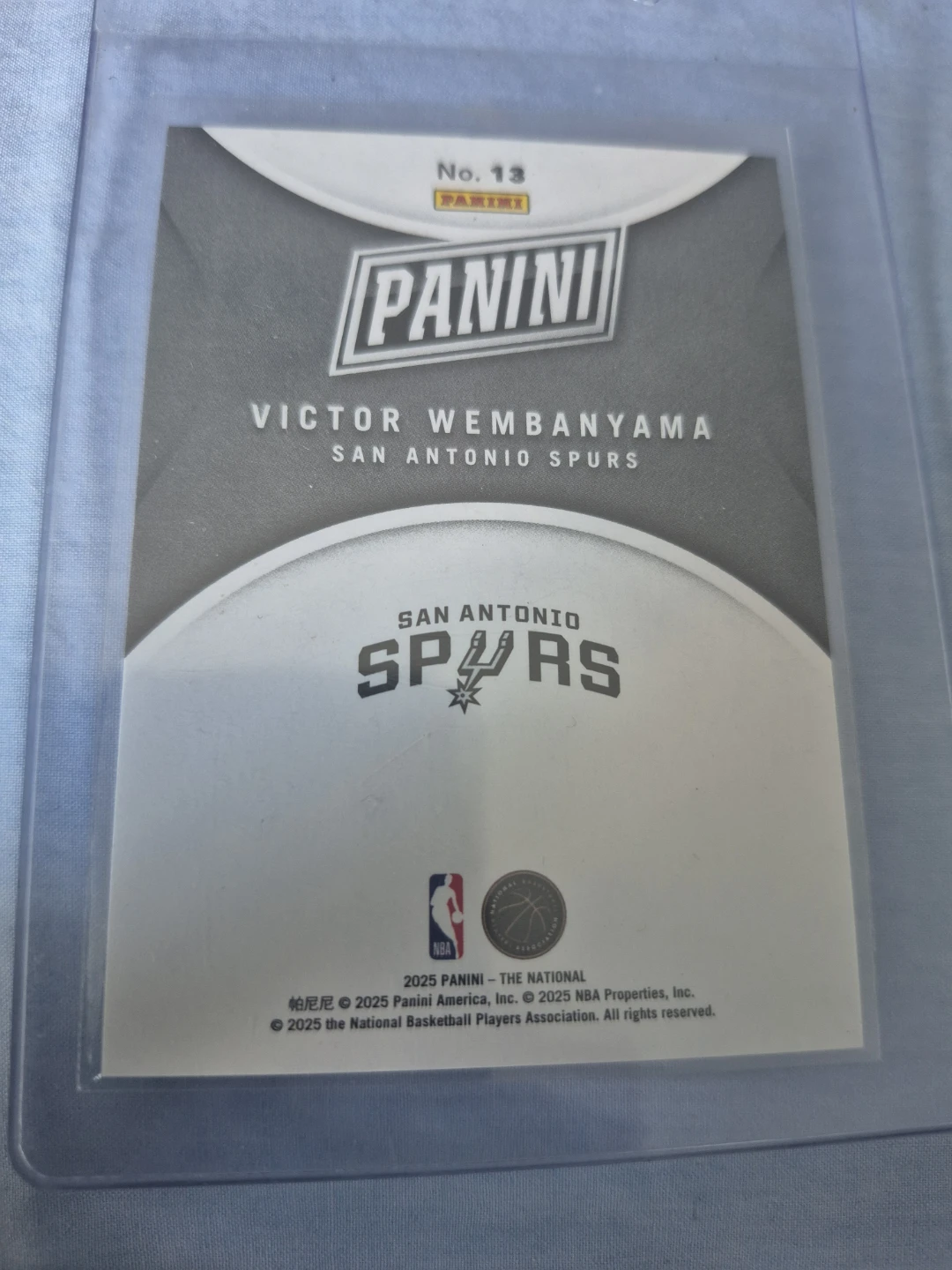 Victor Wembanyama 2025 Panini NBA Card - photo 3