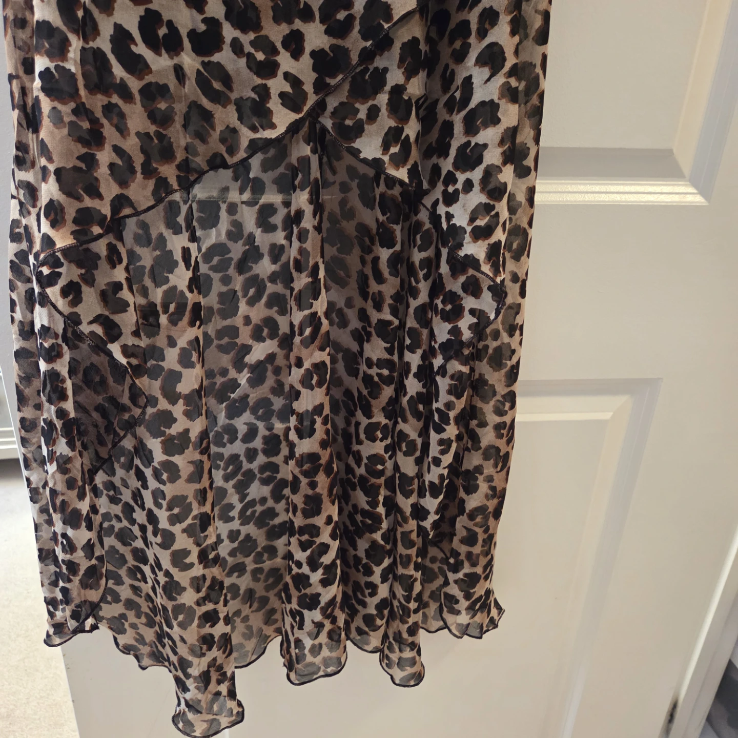 Strapless Leopard Print Dress - photo 3