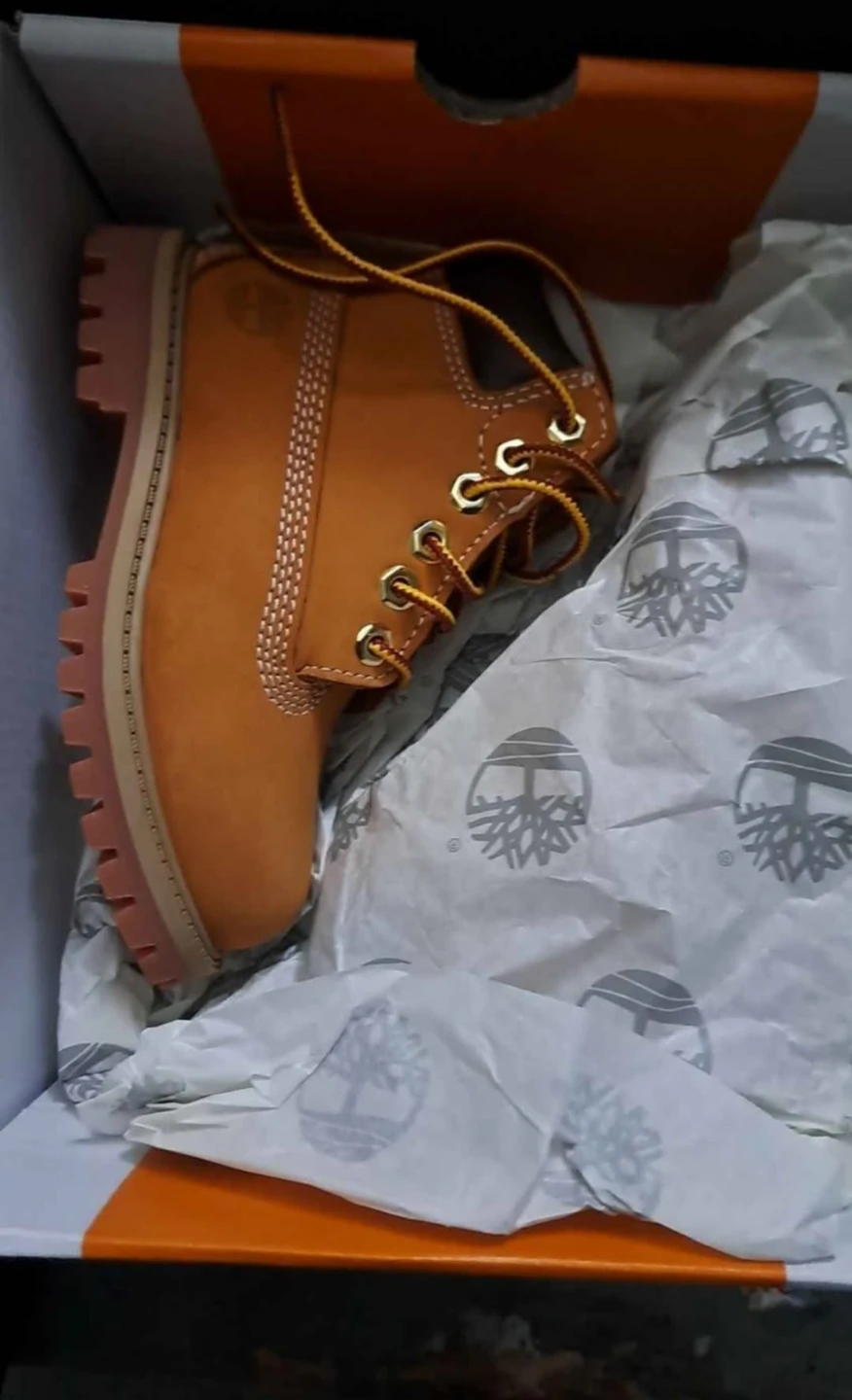 Timberland Premium 6" Lace Waterproof Toddler Boots Wheat Size 9