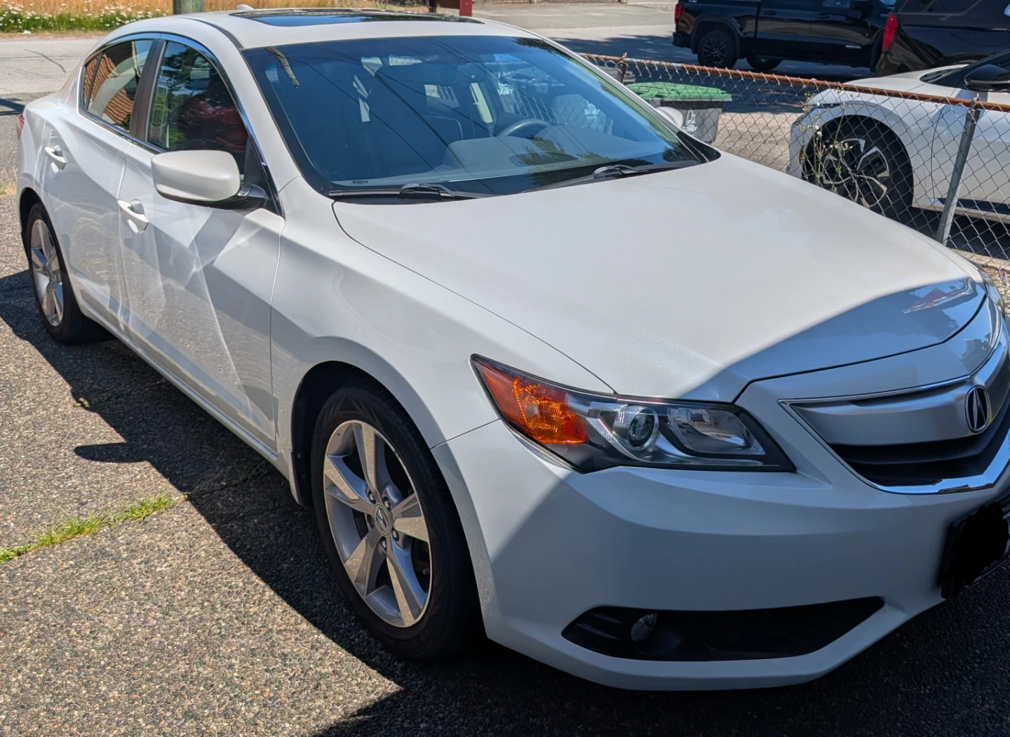 White Acura ILX Sedan Tech Package