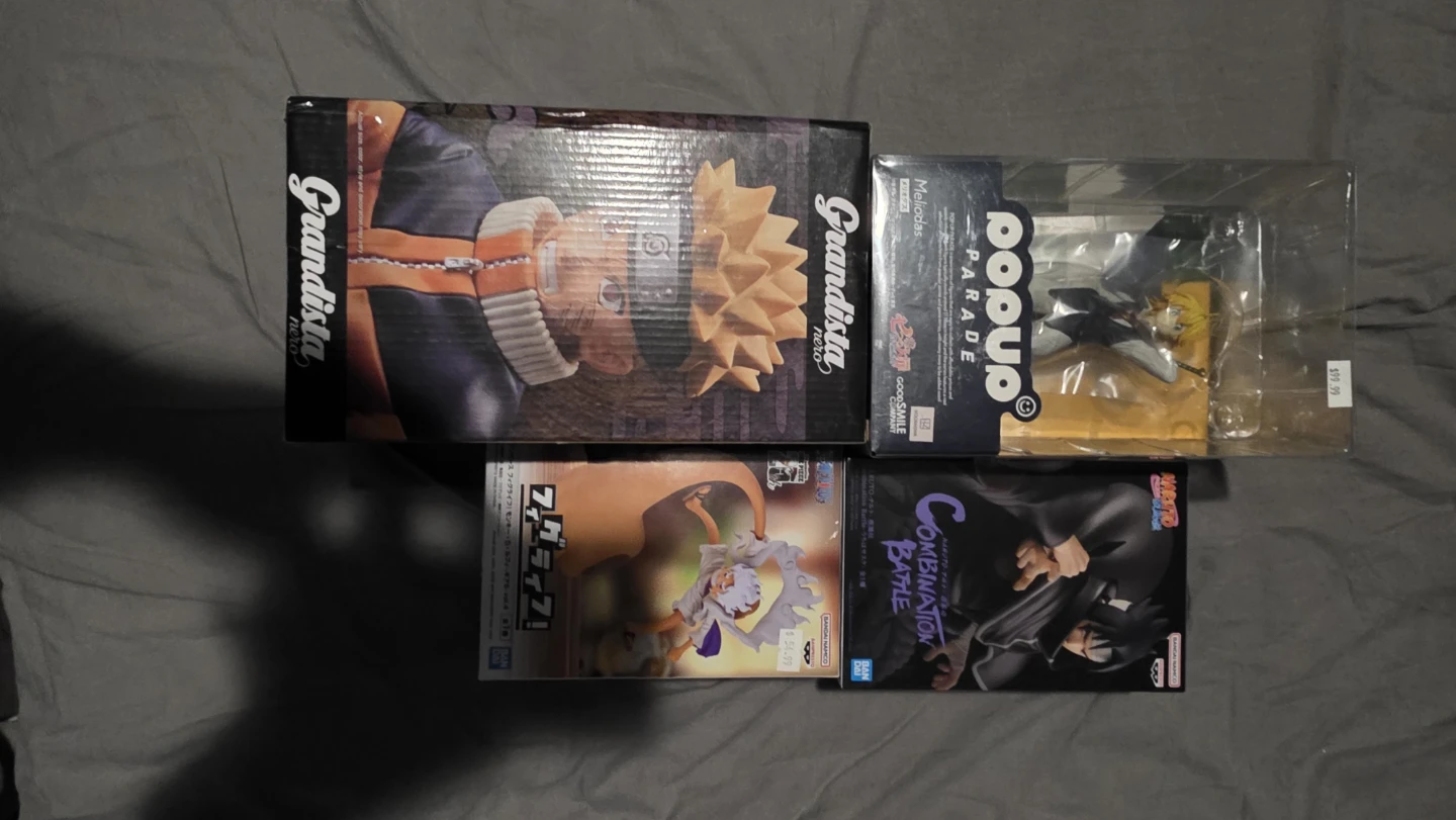 Naruto & Other Anime Figures Lot