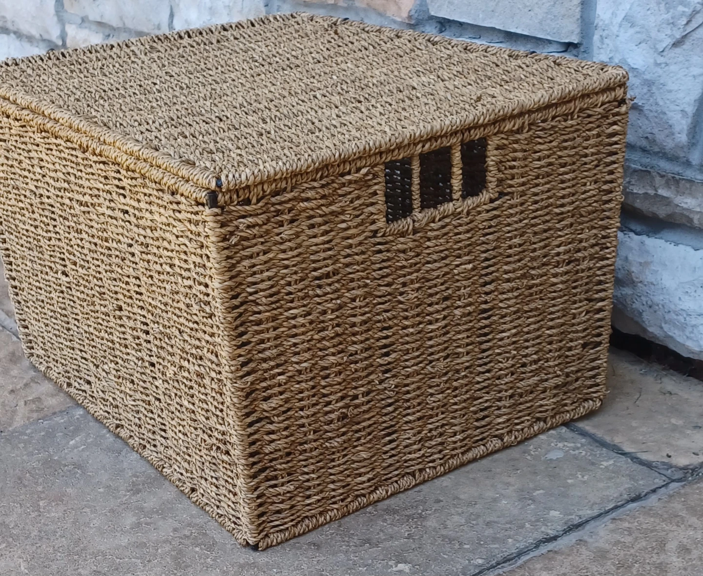 Woven Storage Basket with Lid - photo 4