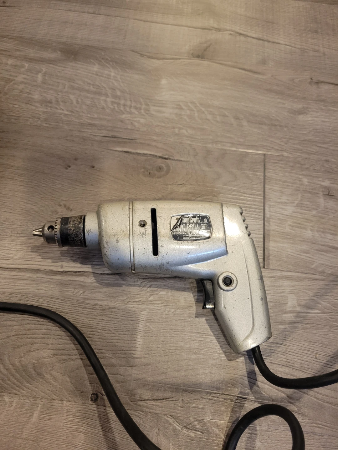Vintage ShopCraft 3/8" Drill. Tools