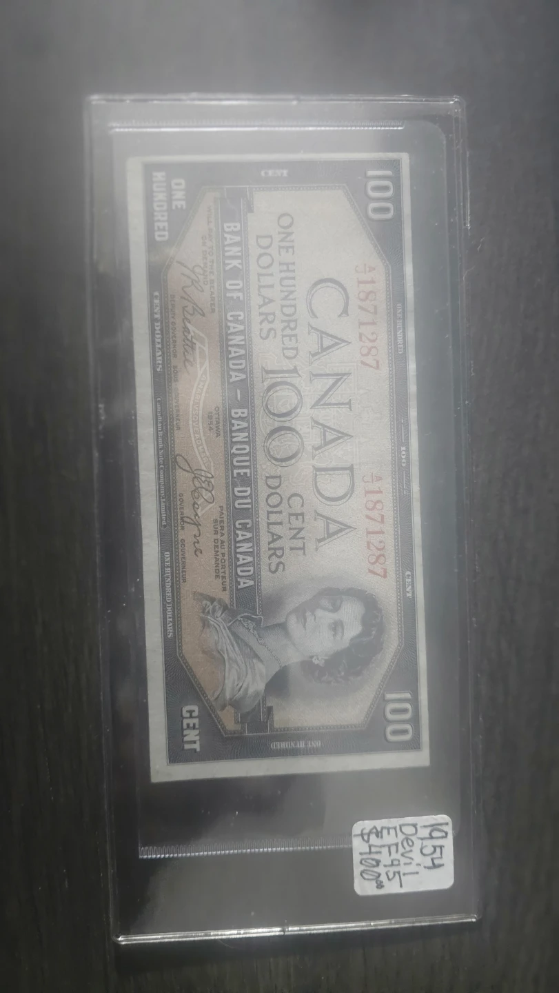 Canada 100 Dollar Banknote