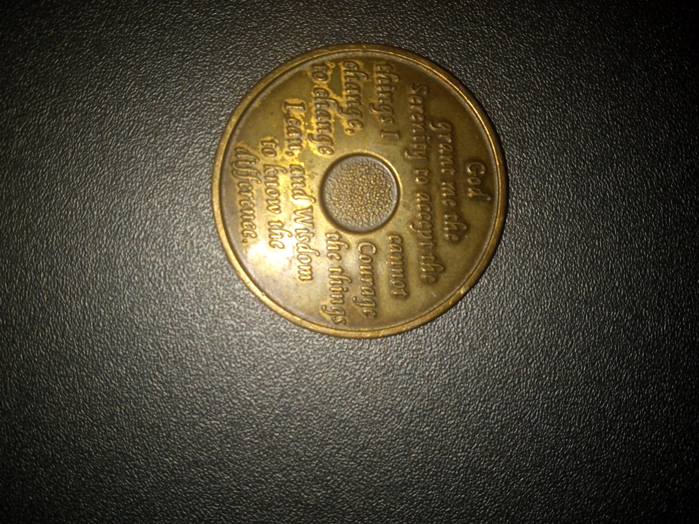 Illuminati Serenity Prayer Coin - photo 2