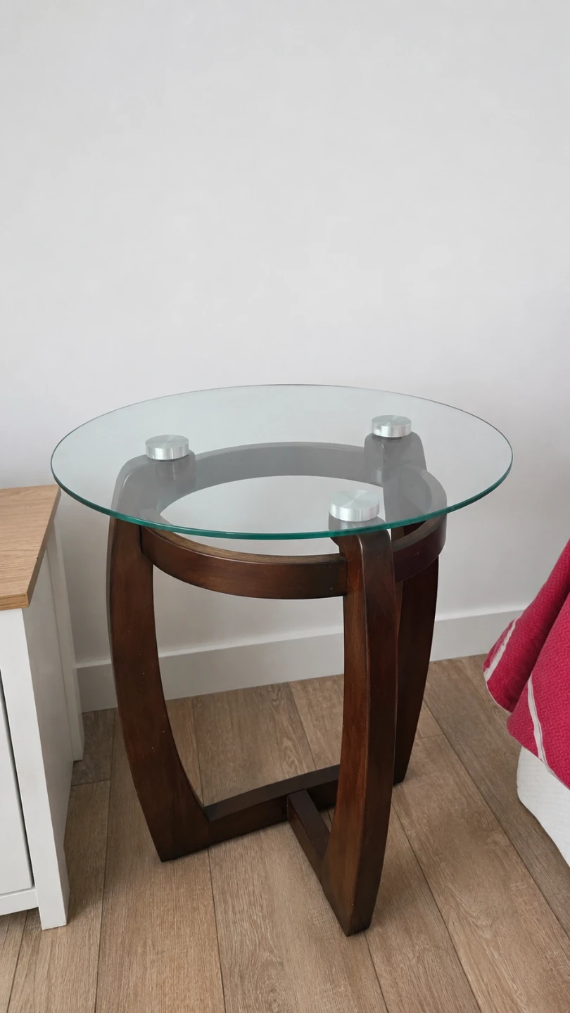 Modern Glass Coffee Table & End Table Set - photo 2