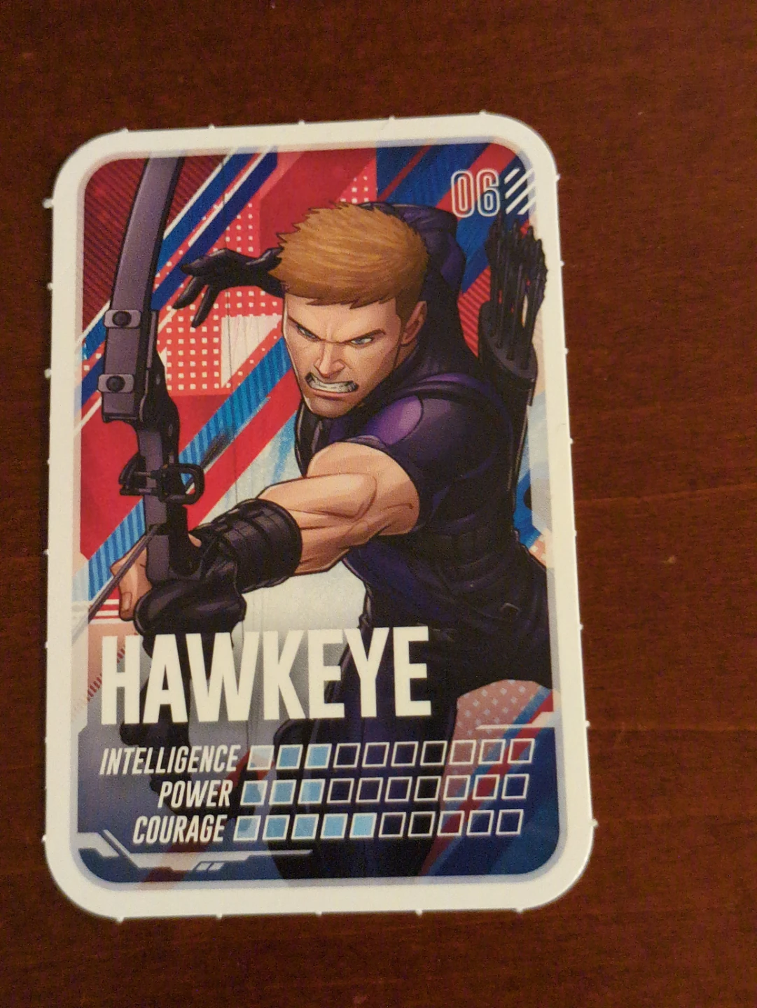 Marvel Avengers Hawkeye Trading Card