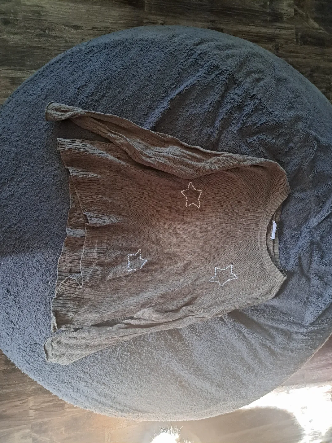 Workshop Republic Clothing Brown Star Sweater