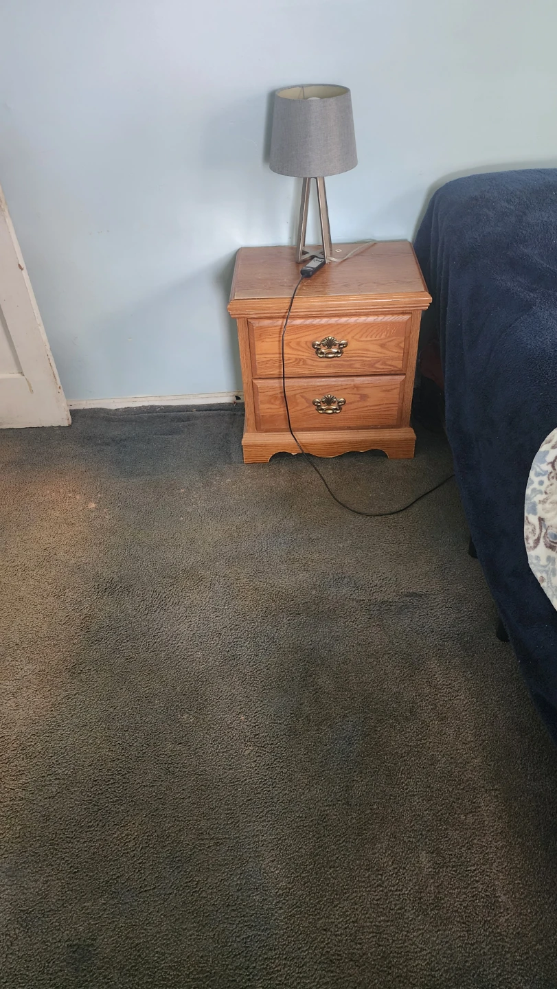 Wooden Nightstand with Two Drawers - photo 2