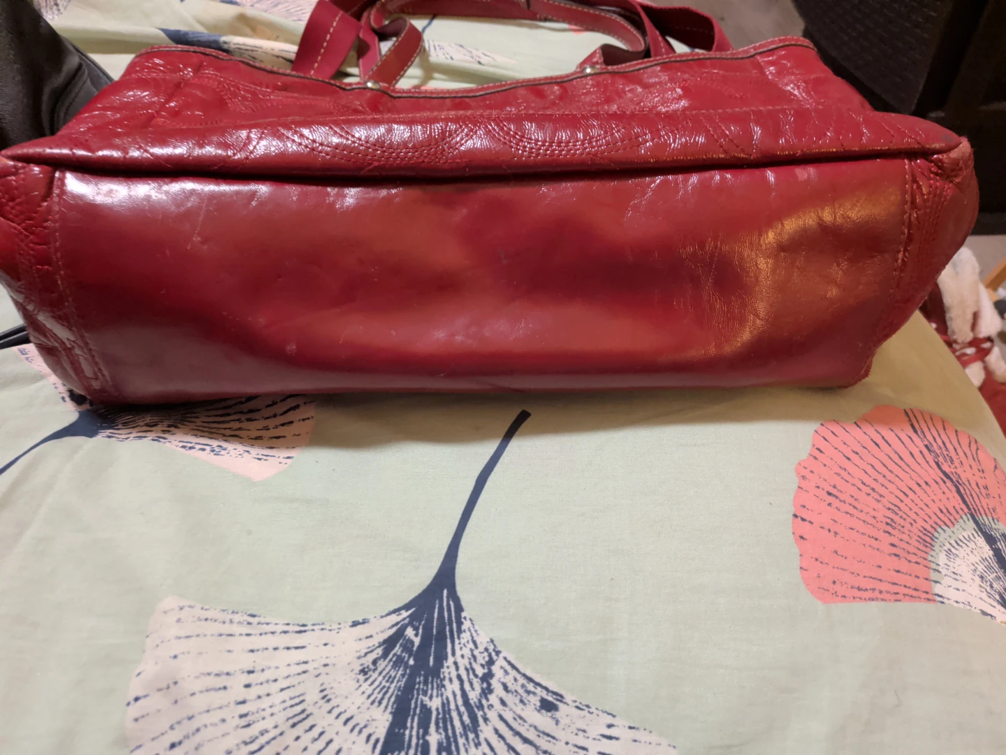 Red Coach Diaper bag - photo 3