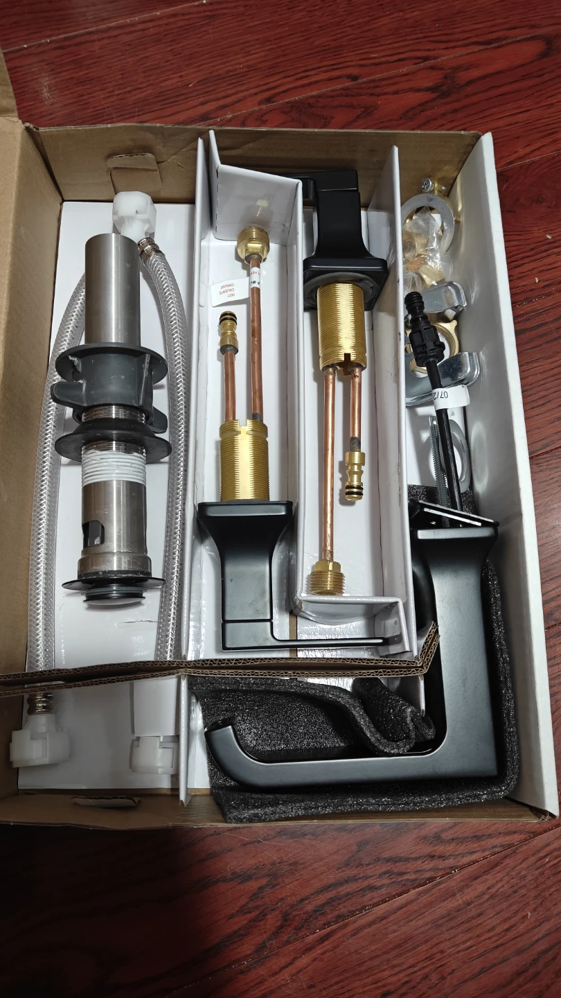 Delta Faucet Black Bathroom Sink Faucet with Drain Assembly