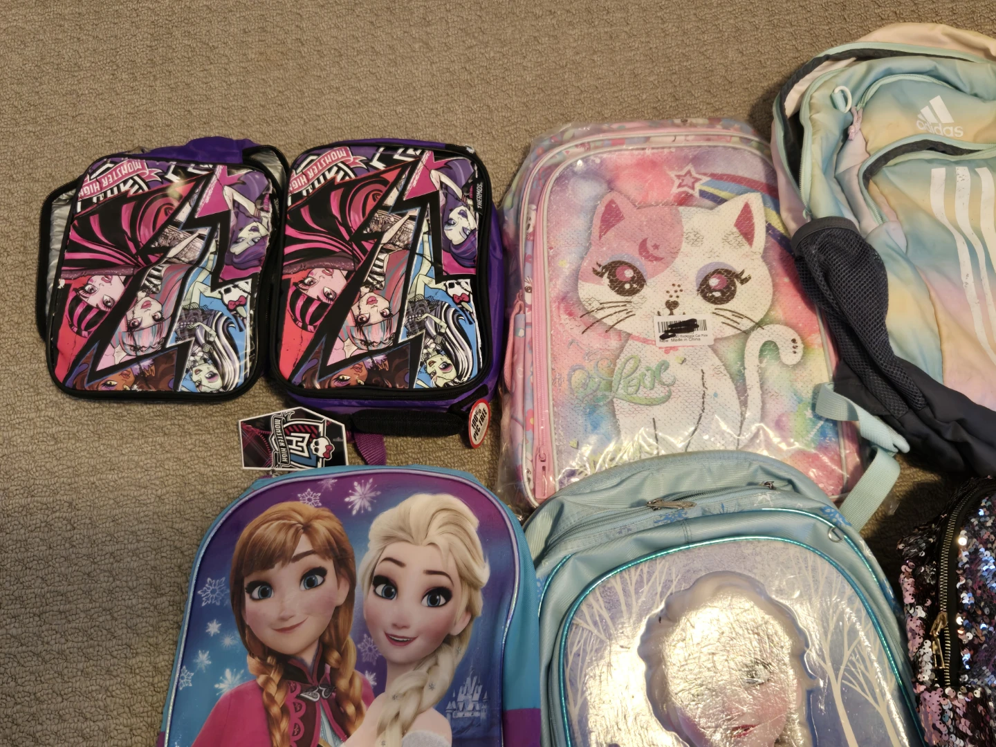 Kids Backpacks Bundle - Frozen and Monster High - photo 2