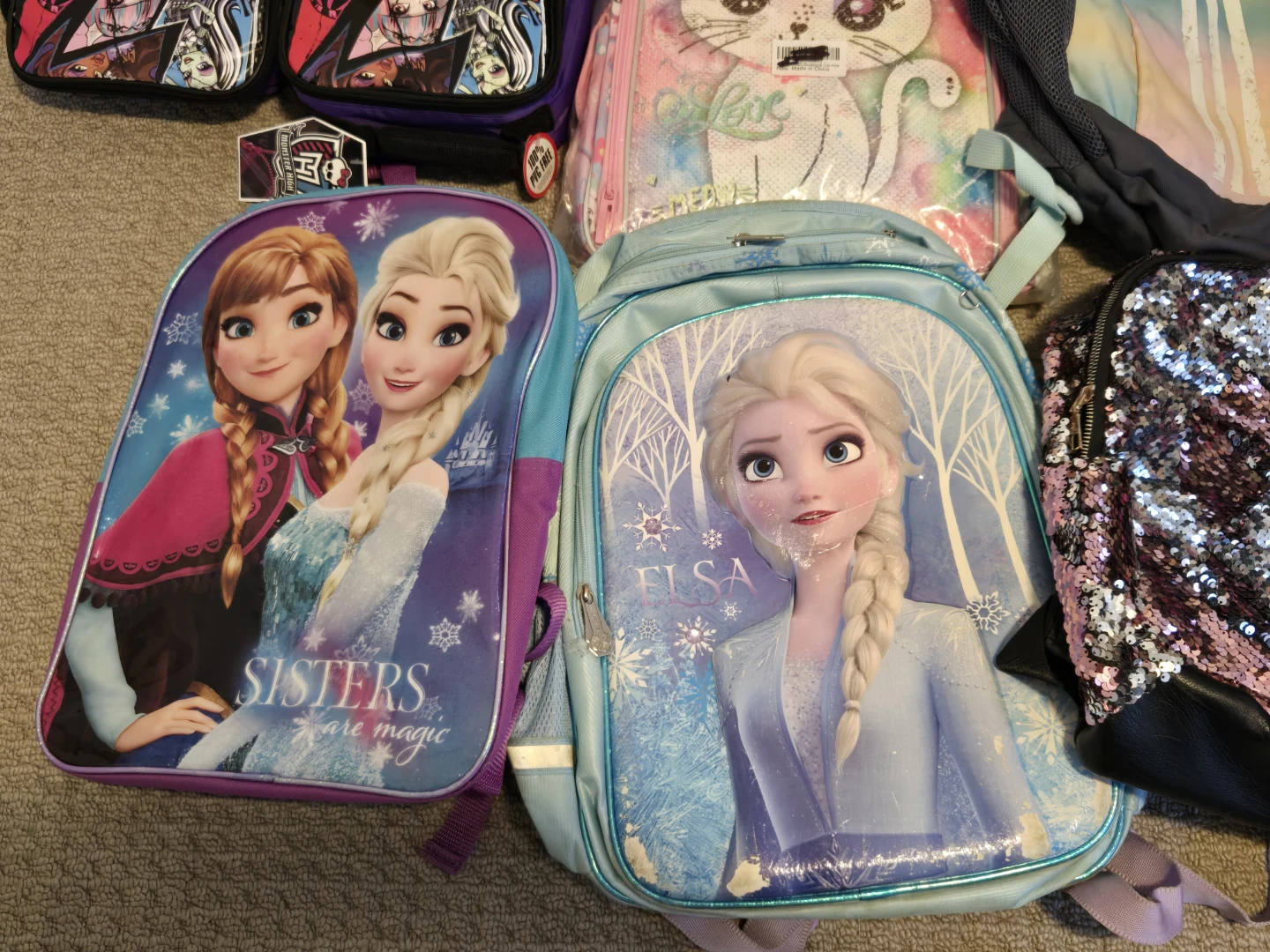 Kids Backpacks Bundle - Frozen and Monster High - photo 4