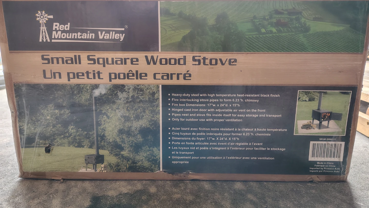 New wood stove with pipes - photo 2