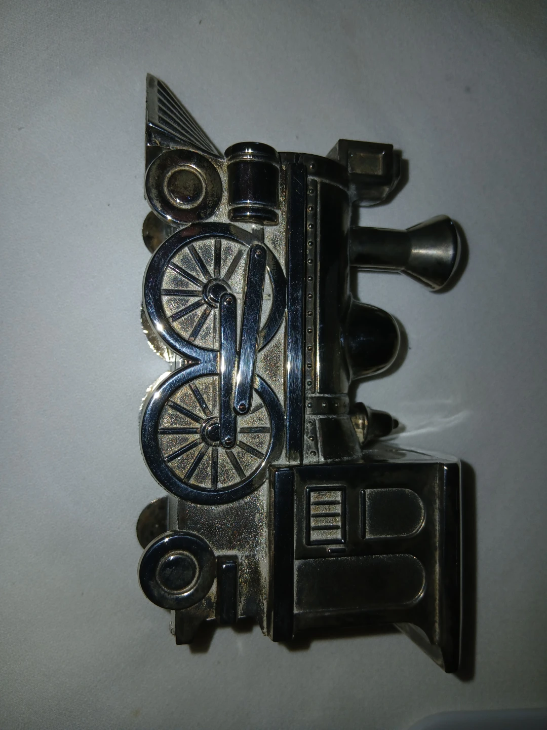 Vintage Metal Train coin  bank