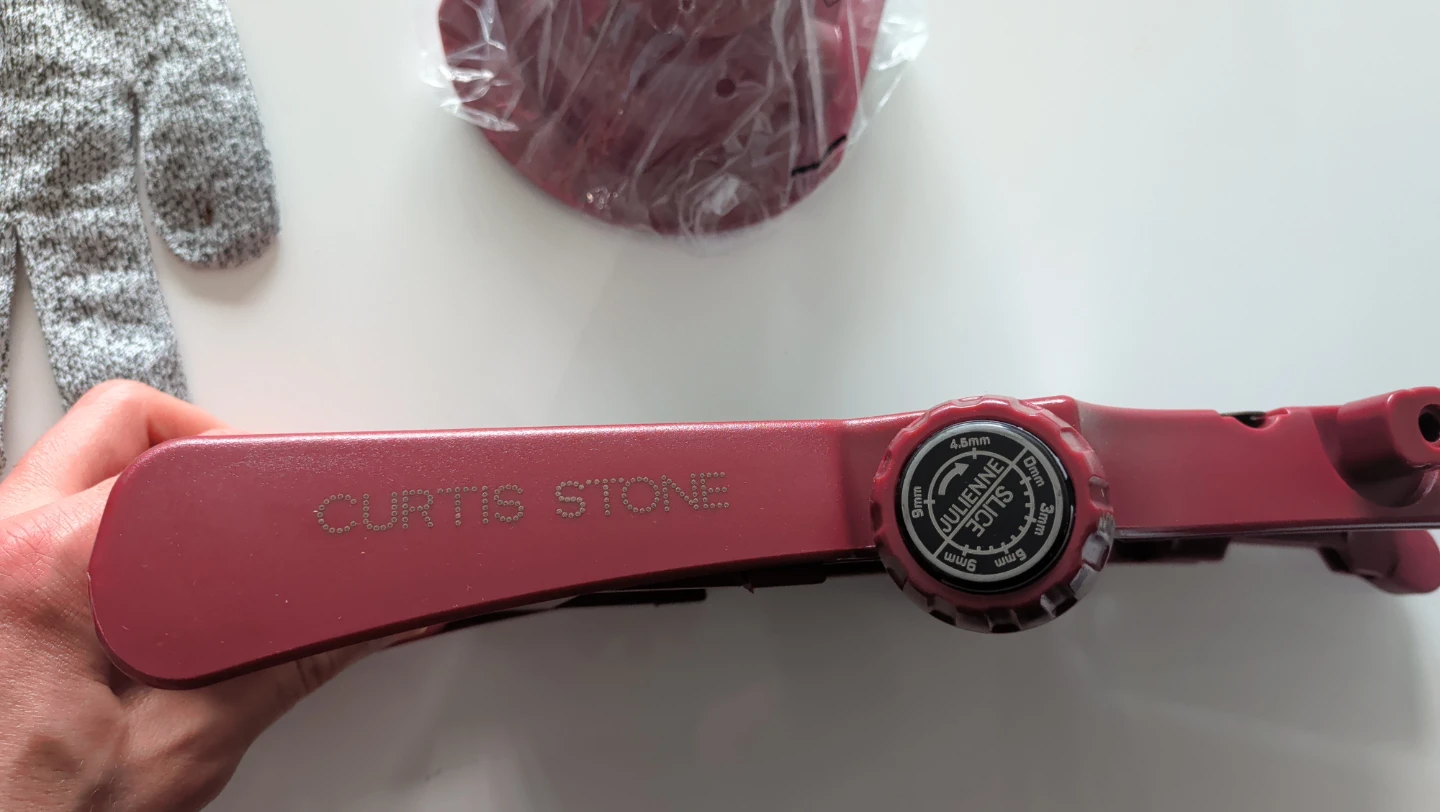 Curtis Stone Mandoline Slicer with Glove - photo 2
