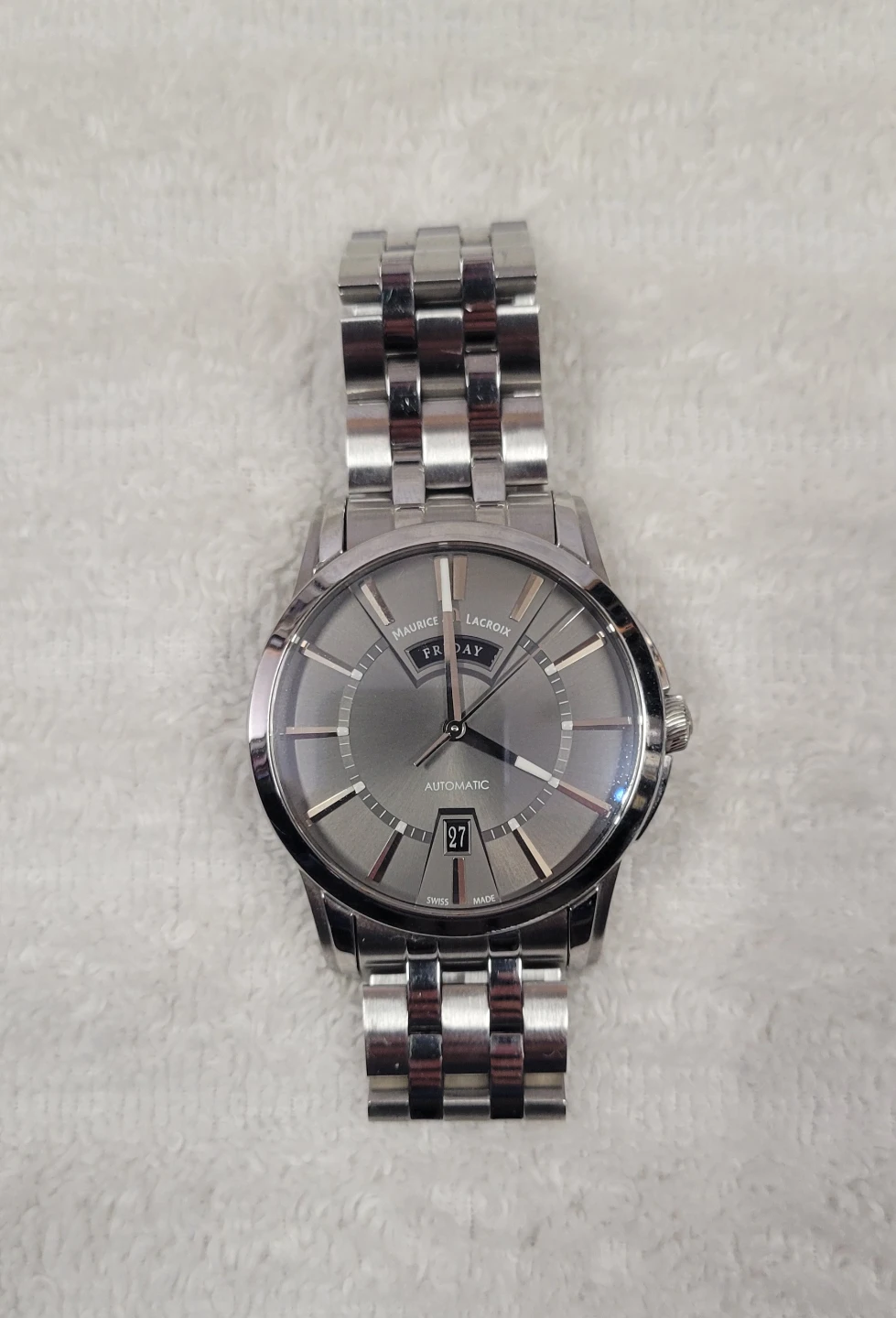 Maurice Lacroix Pontos Day-Date watch (Reference PT 6158)