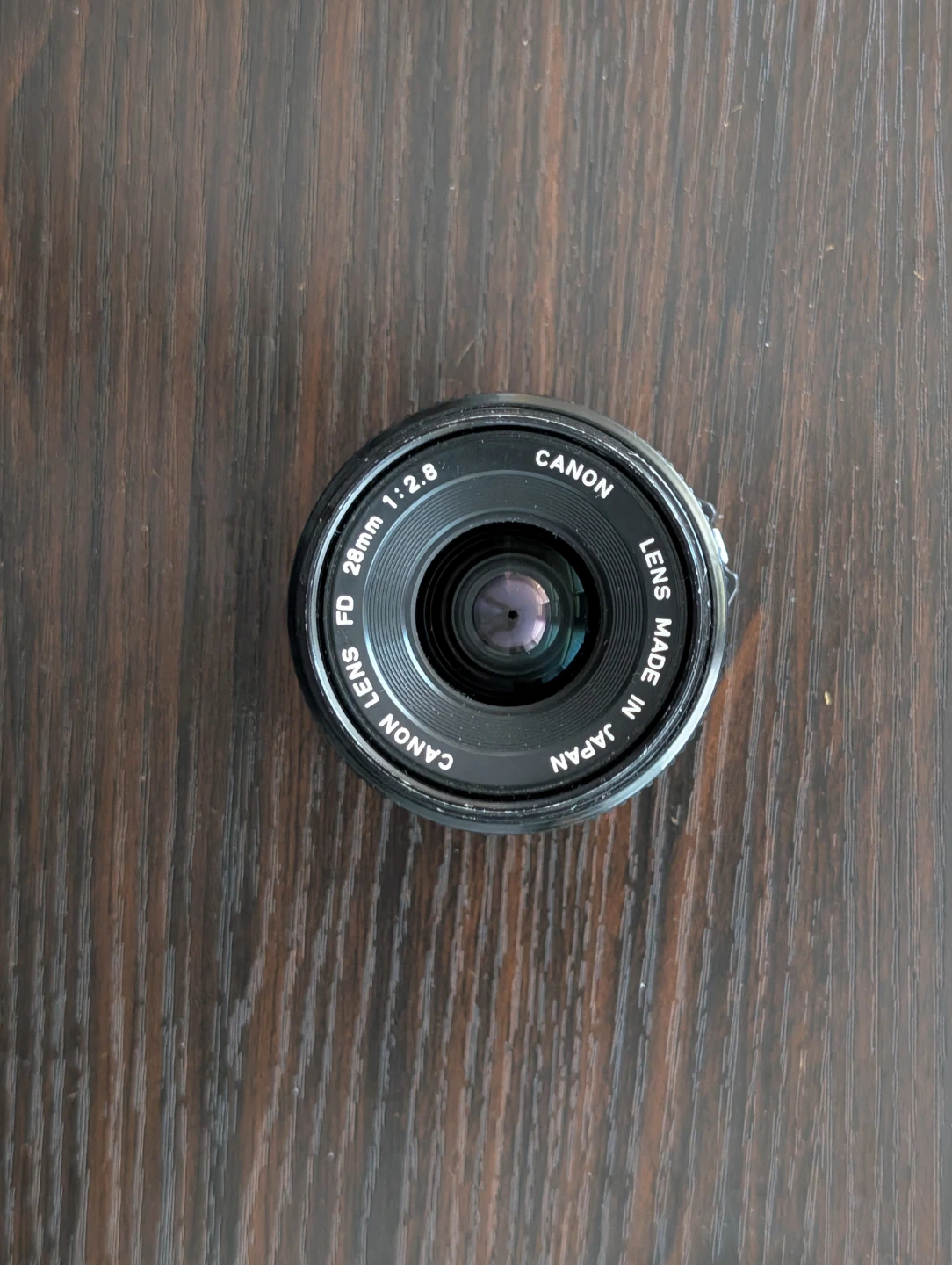 Canon New FD 28mm 1:2.8 Camera Lens