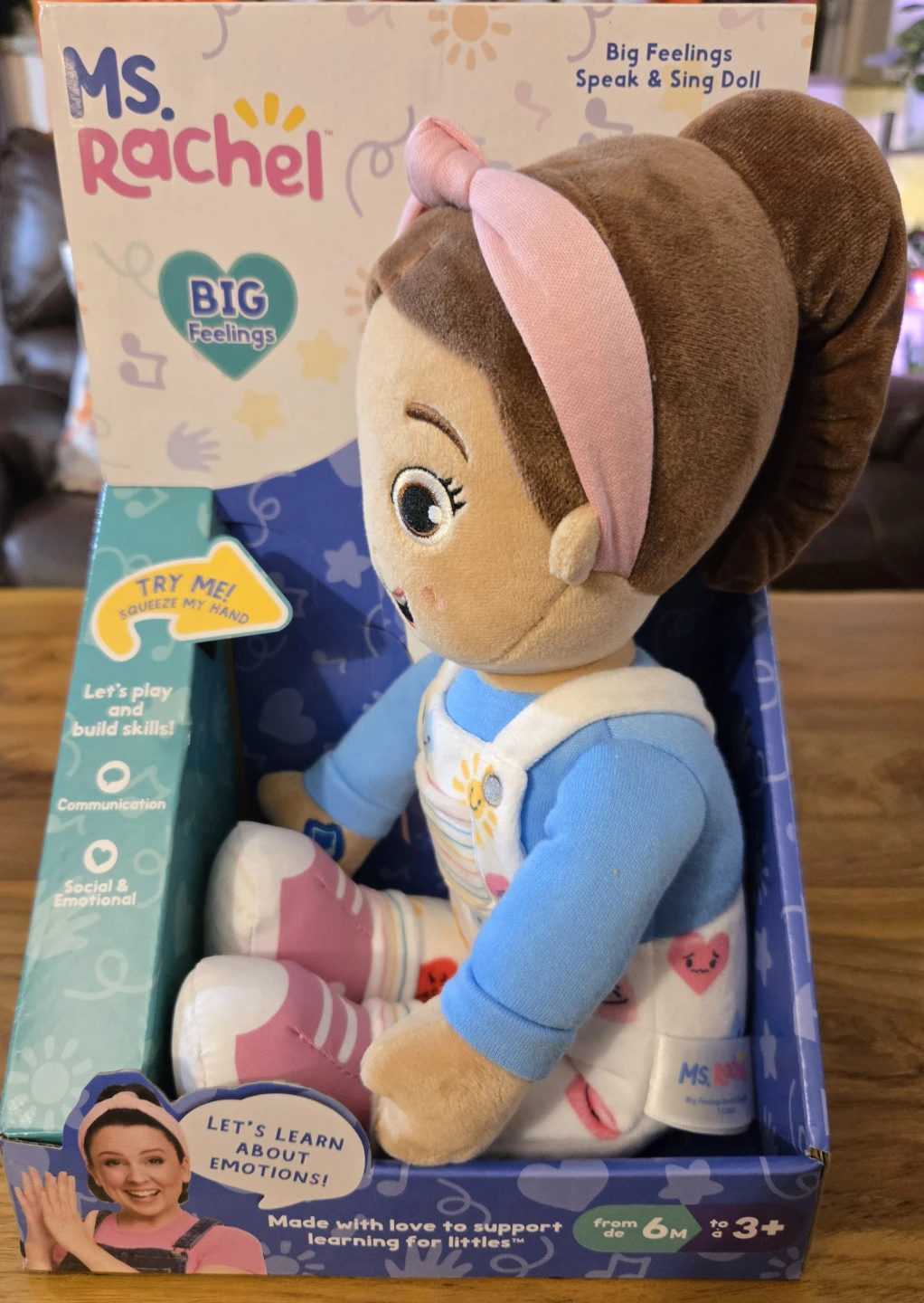 Ms. Rachel Big Feelings Speak & Sing Doll