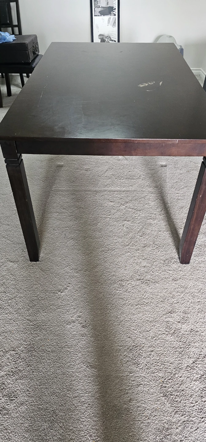 Dark Brown Dining Table - photo 5