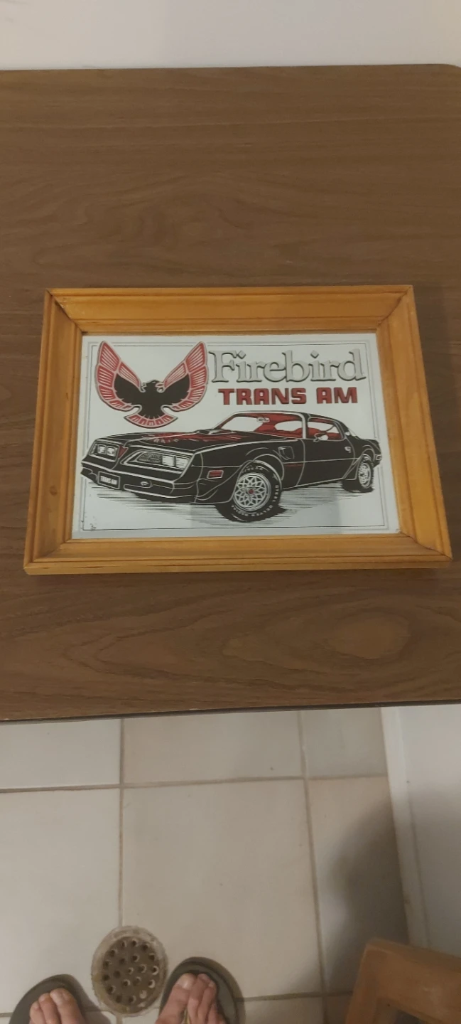 Framed Firebird Trans Am Art