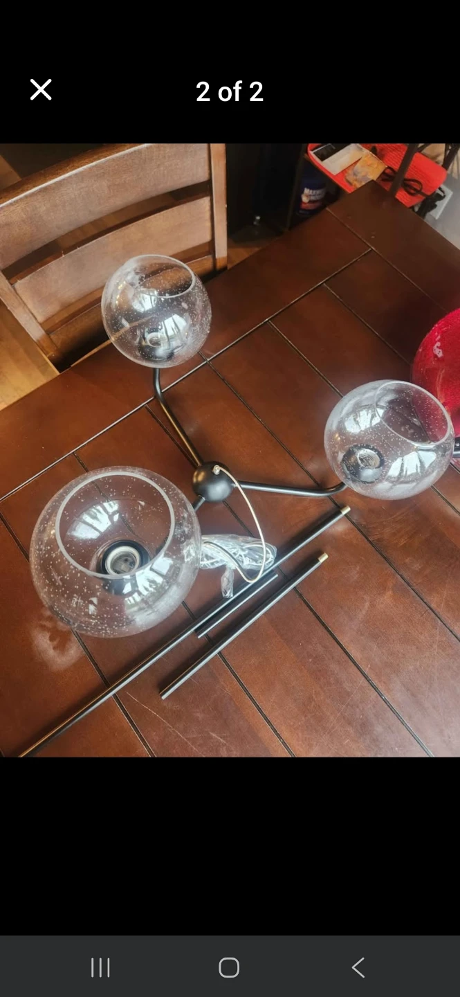 Home Decorators Collection 3-Light Chandelier - photo 2