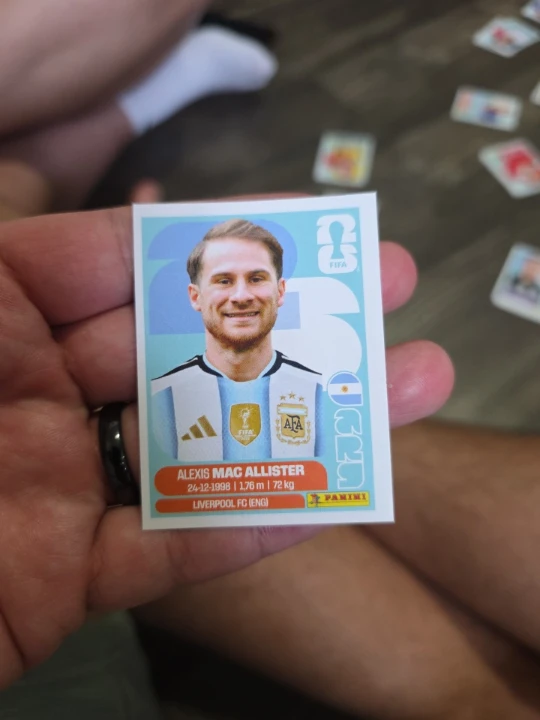 ERROR Panini FIFA World Cup 2026 Alexis Mac Allister Sticker