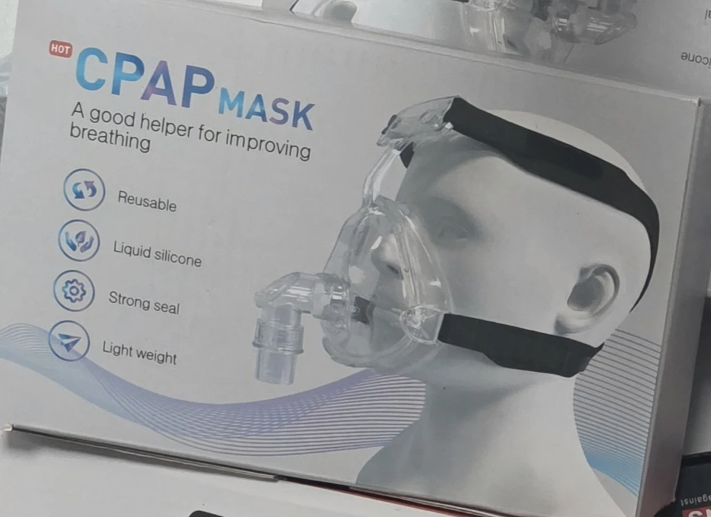 CPAP Mask - Reusable, Liquid Silicone, Strong Seal