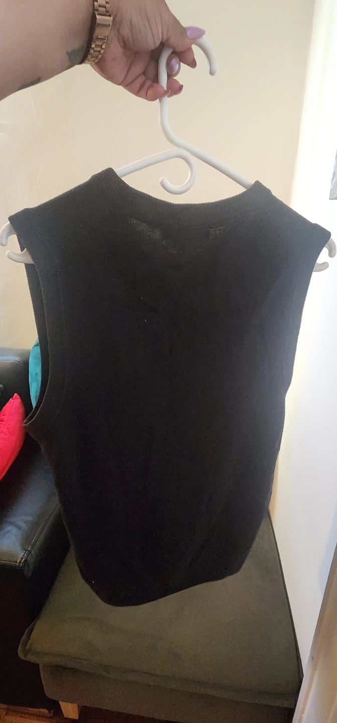 Marquis Black V-Neck Sweater Vest - photo 2