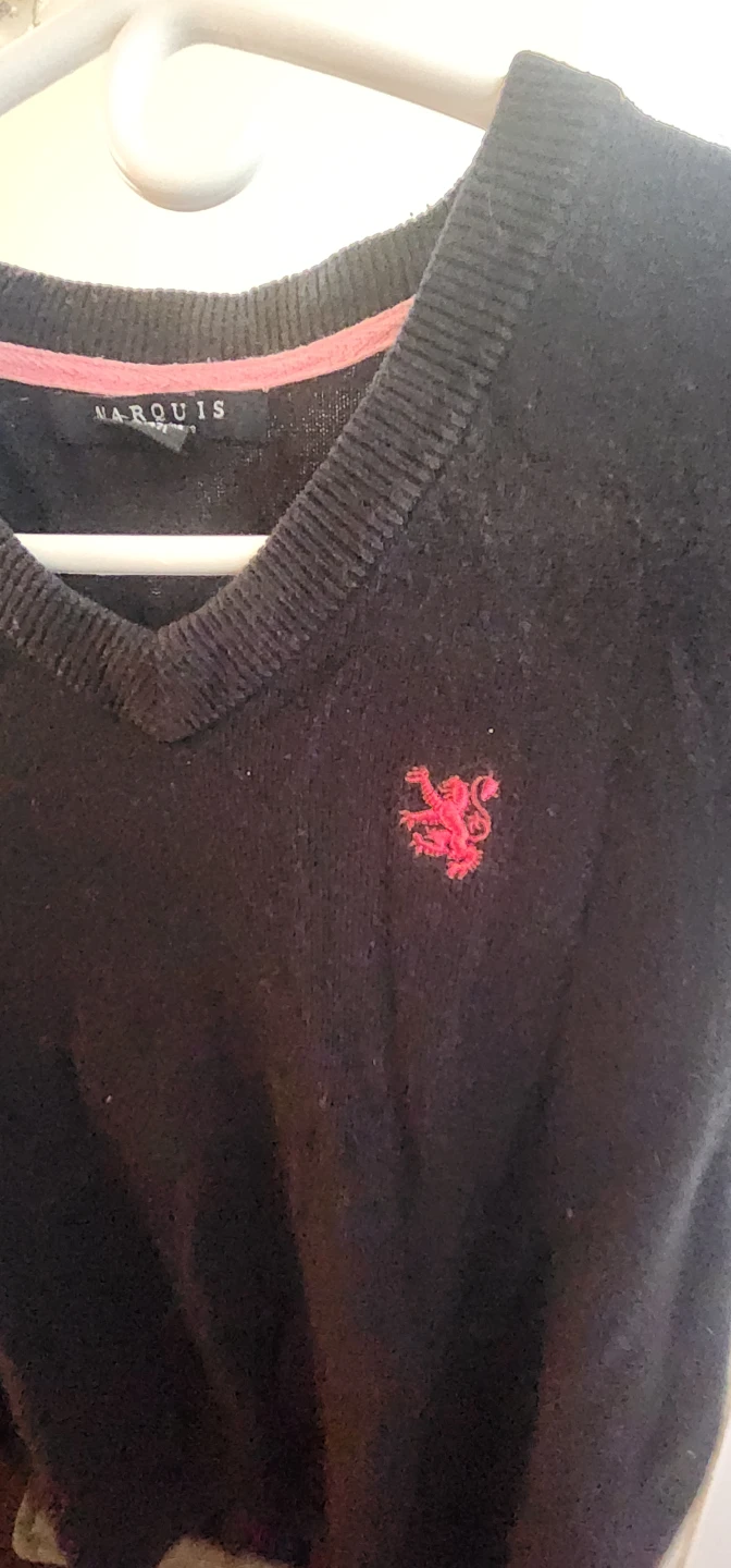 Marquis Black V-Neck Sweater Vest - photo 4