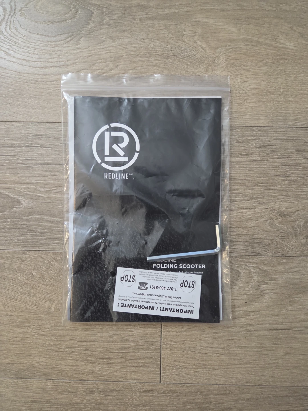 Redline Folding Scooter - Black - photo 4