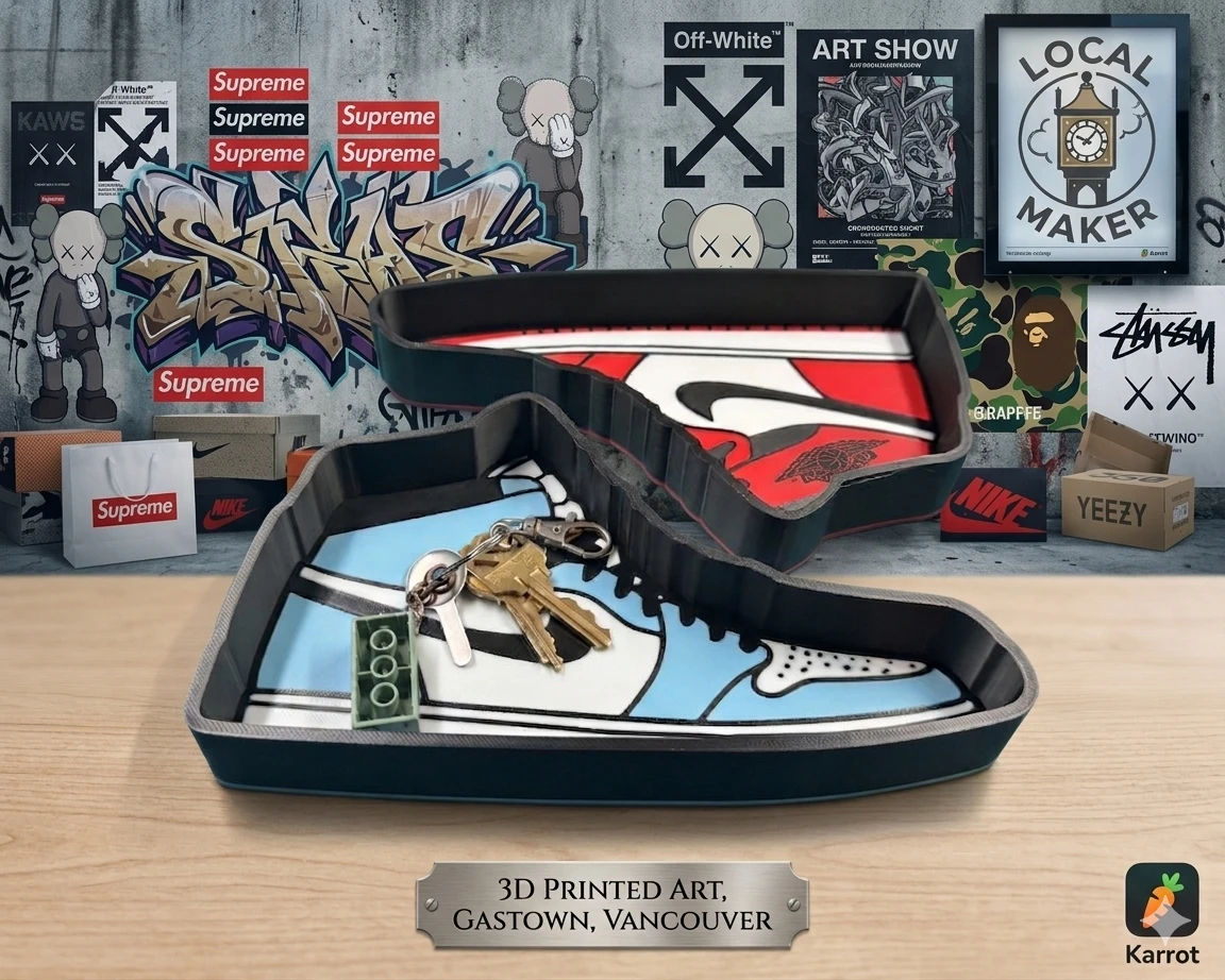 AJ1 Sneaker valet Tray - Vancouver Made
