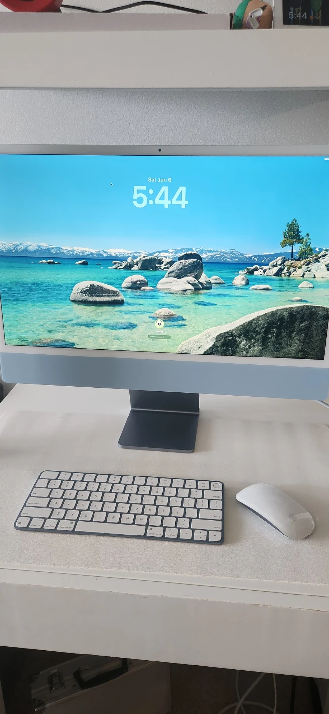 Blue Apple iMac M1 4 ports 512gb - photo 2