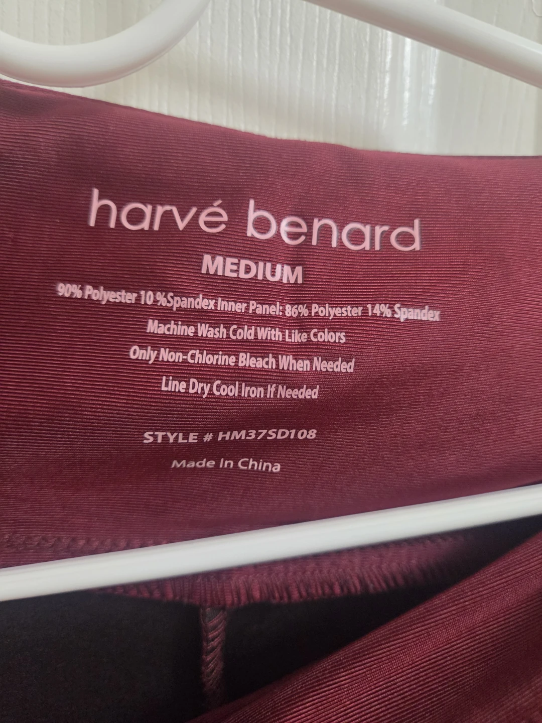 Hervé Léger Burgundy Pants Medium - photo 3