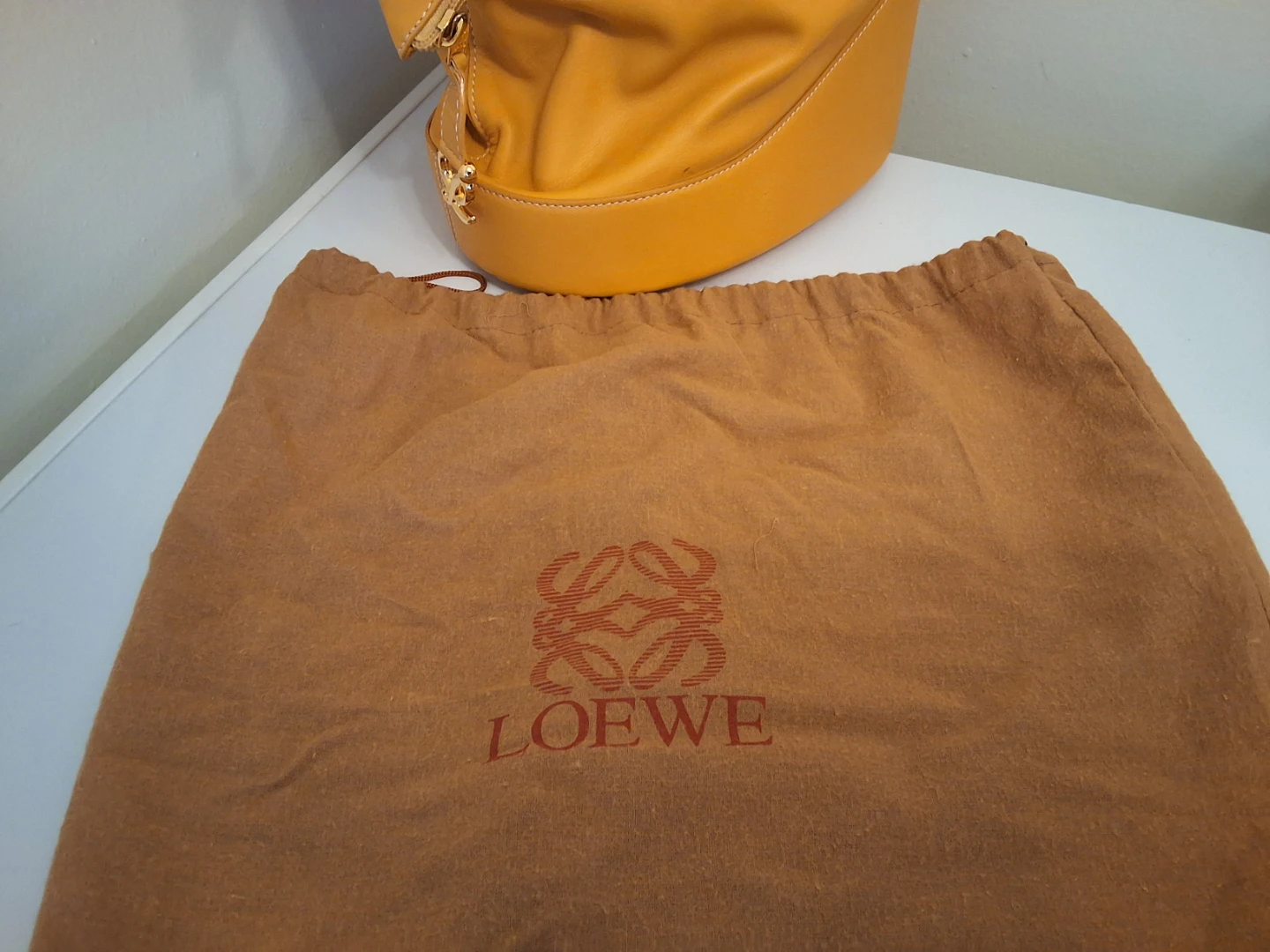 Loewe Leather Shoulder Bag with Pouch - photo 3