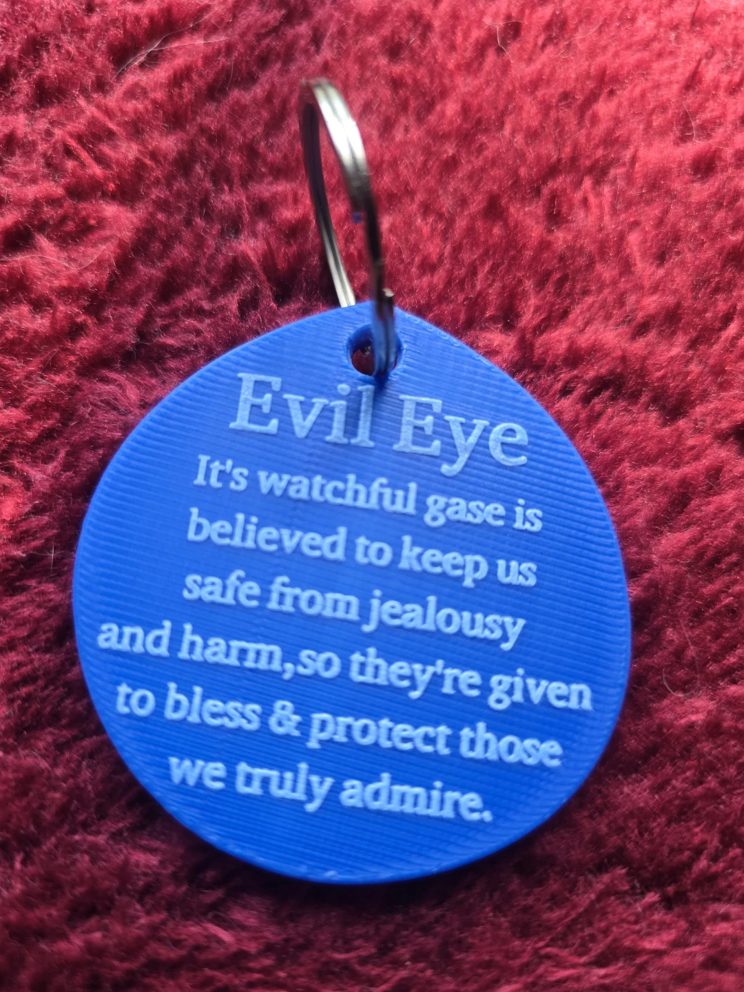 Evil Eye Charm Keychain - photo 2