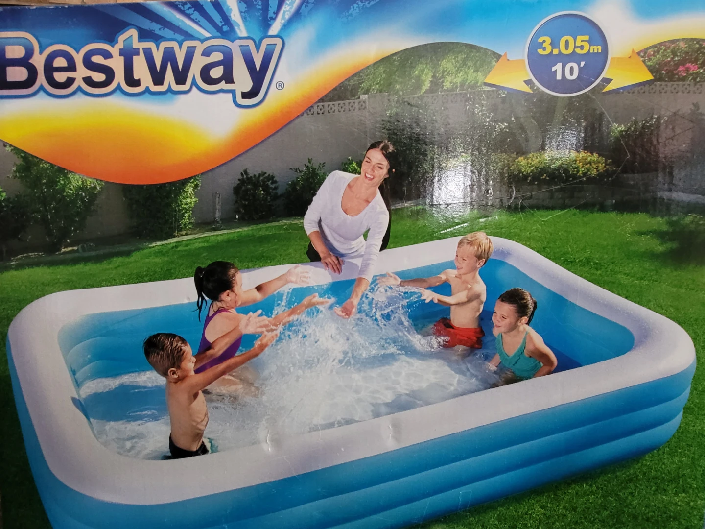 Bestway Inflatable Family Pool 3.05m⚽️