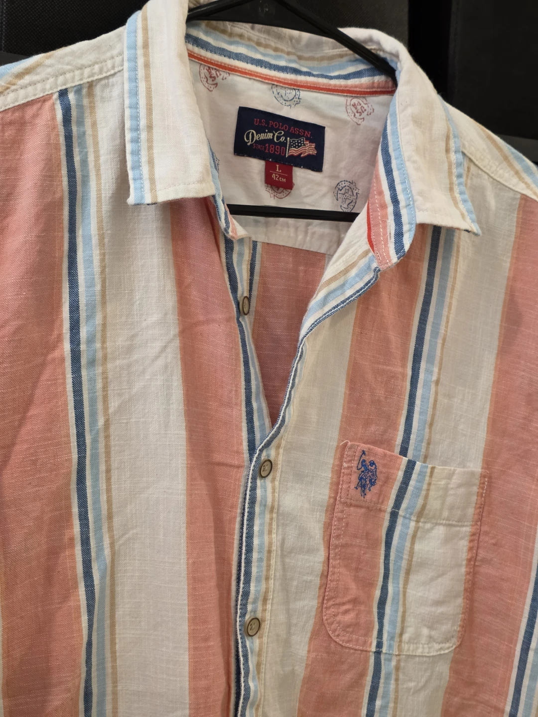 U.S. Polo Assn. Striped Button-Up Shirt