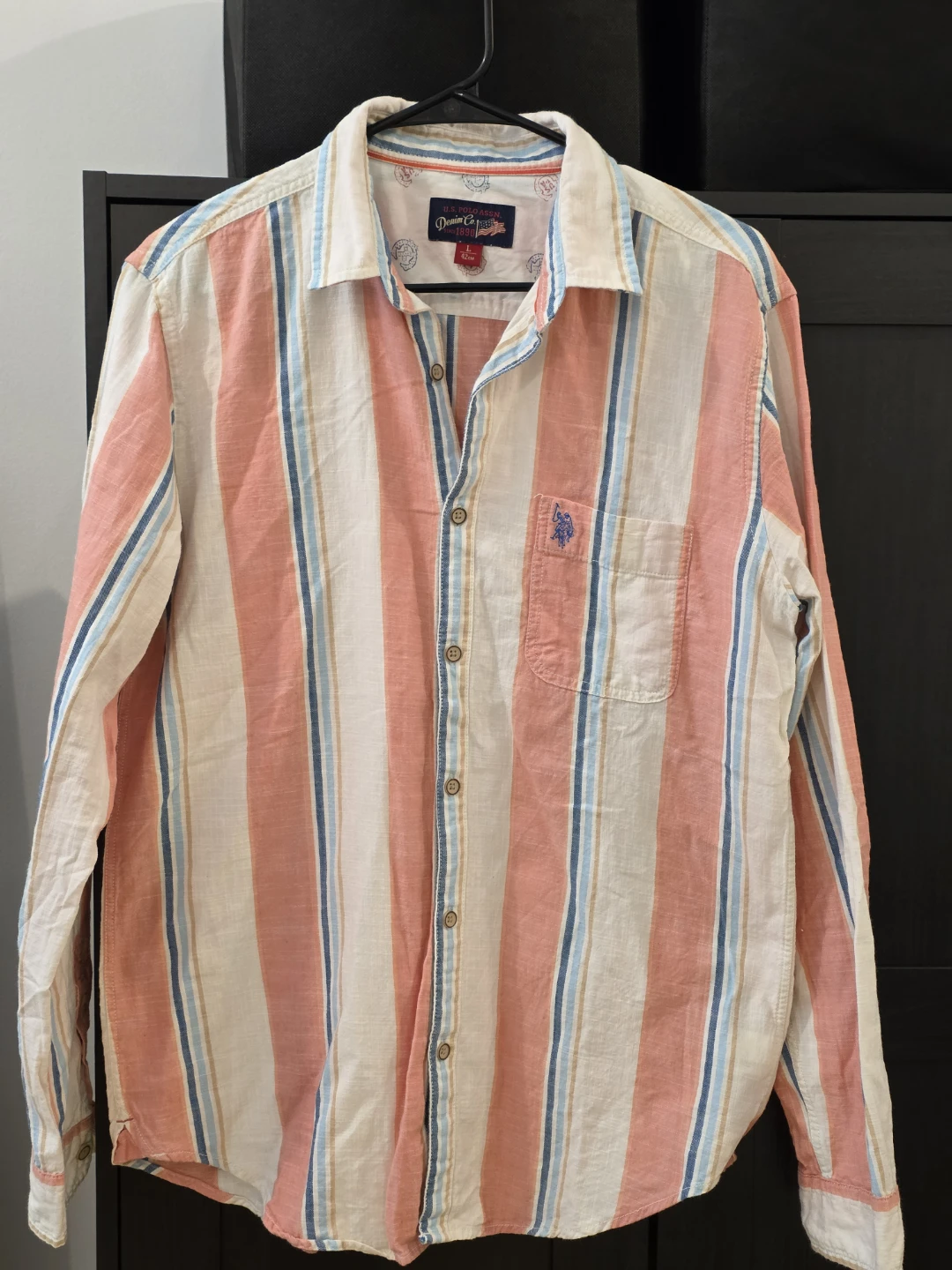 U.S. Polo Assn. Striped Button-Up Shirt - photo 2