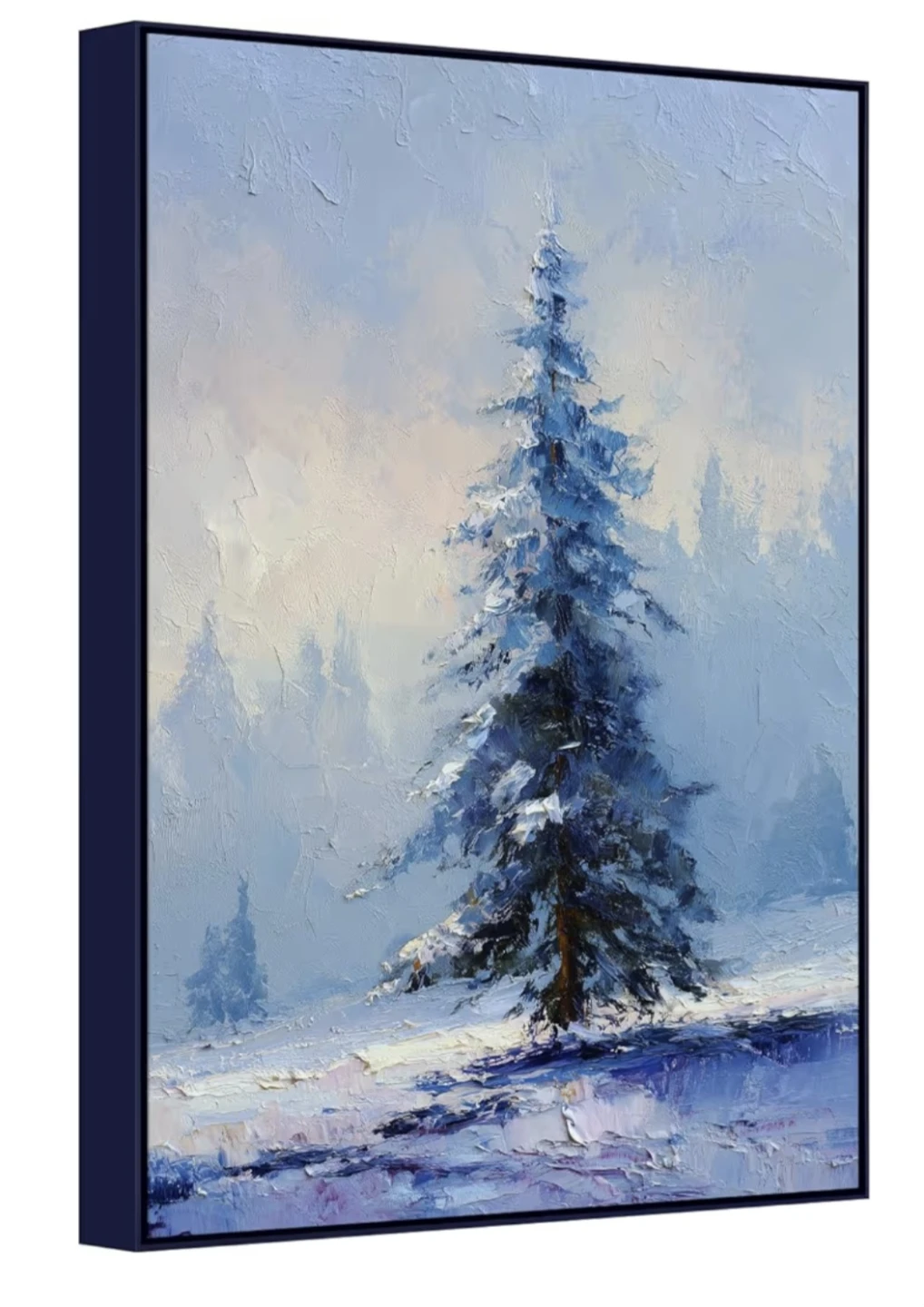 Floating Metal Frame for Canvas Wall Art 36"x48" Dark Blue - photo 5