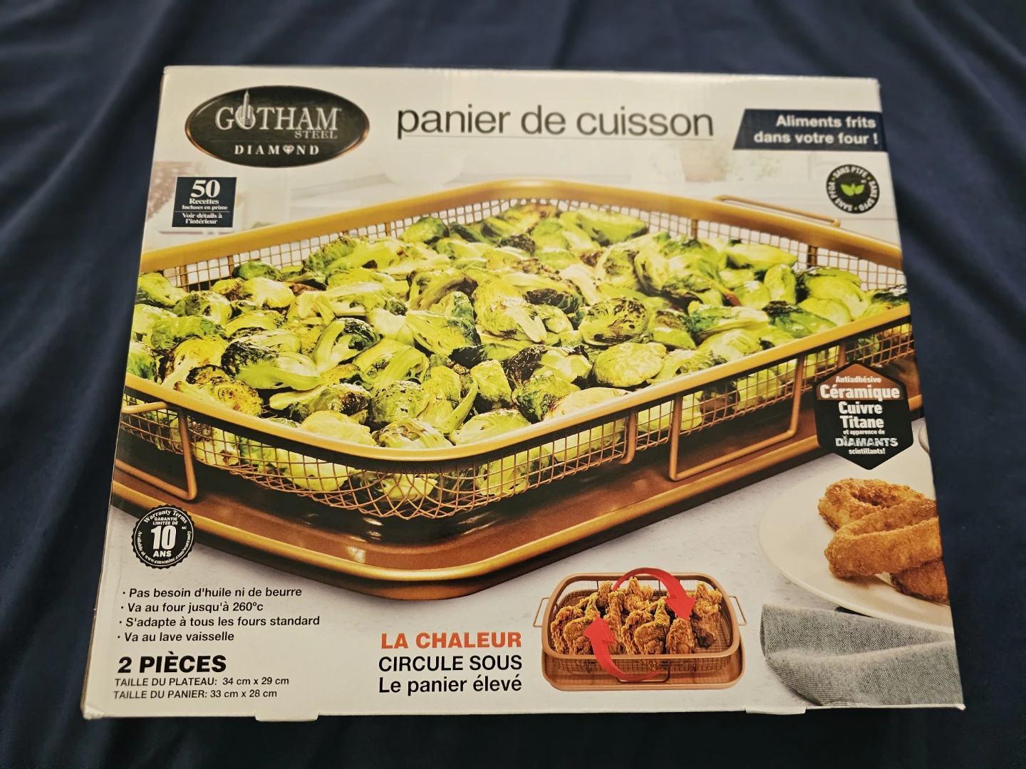 Gotham Steel Crisper Tray, 2-Pieces - photo 2