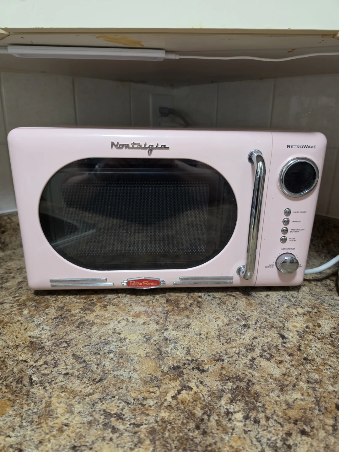 RETTO SERIES Nostalga Tetrowave Pink Microwave oven - photo 2