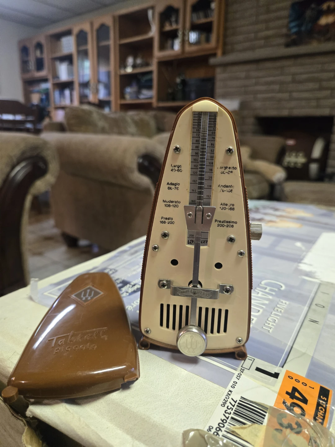 Seth Thomas Piccolo Metronome with Cover
